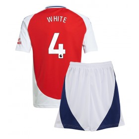 Arsenal Ben White #4 Heimtrikot 2024-25 Kurzarm (+ kurze hosen)